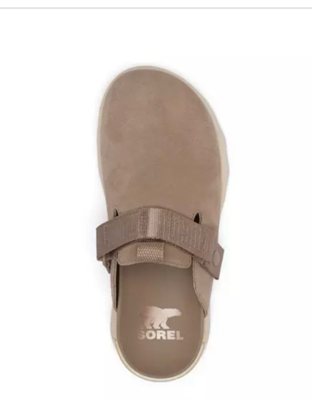 Sorel Women's Taupe Slip-On Loafer with Adjustable Strap size 6.5